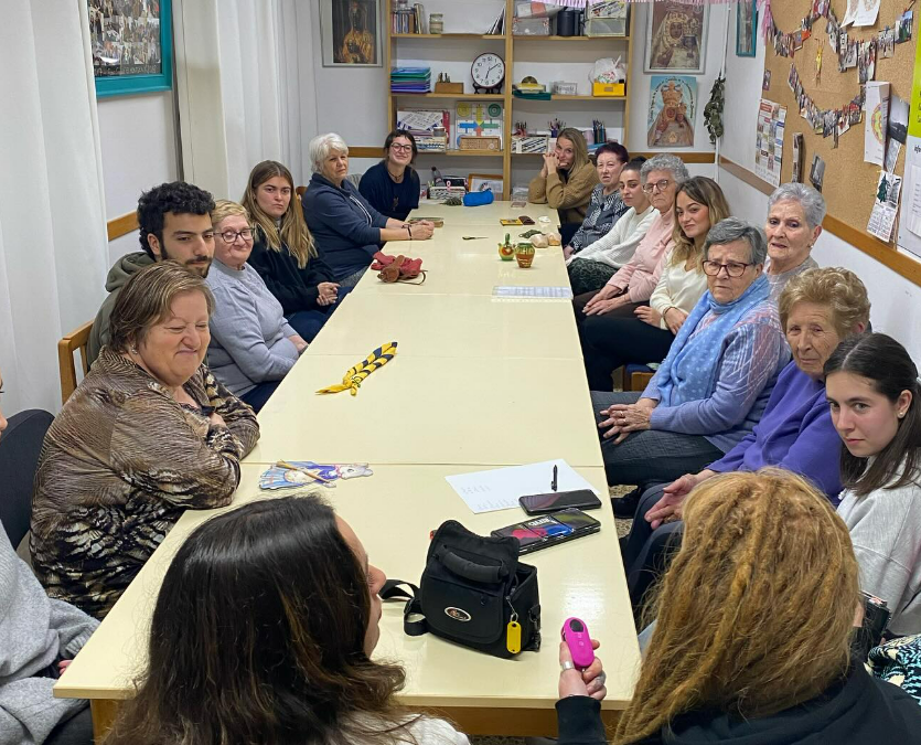 Visita d’estudiants de la UVIC a l’Espai Social el Montseny