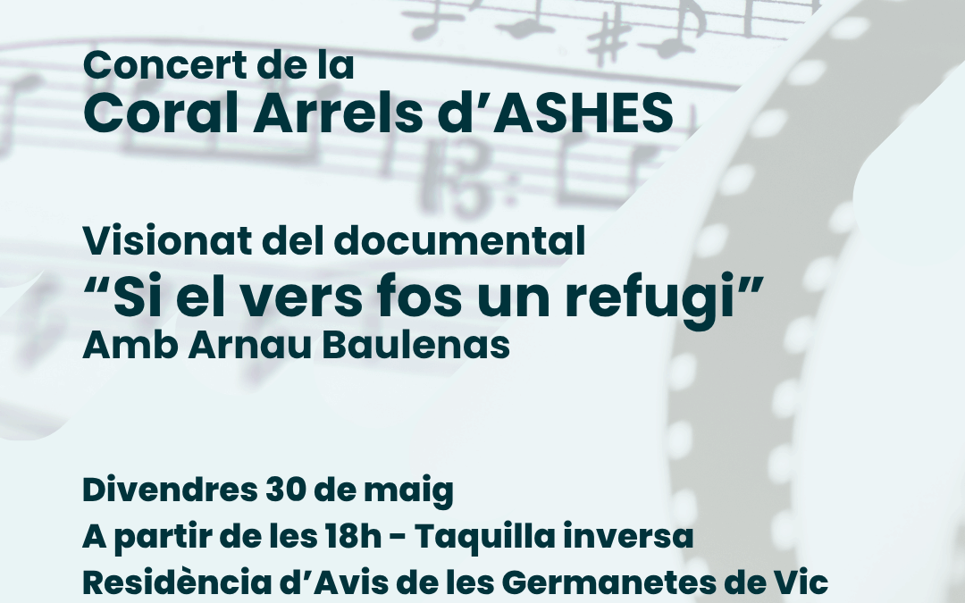Us convidem a la tarda d’ASHES el divendres 30 de maig!