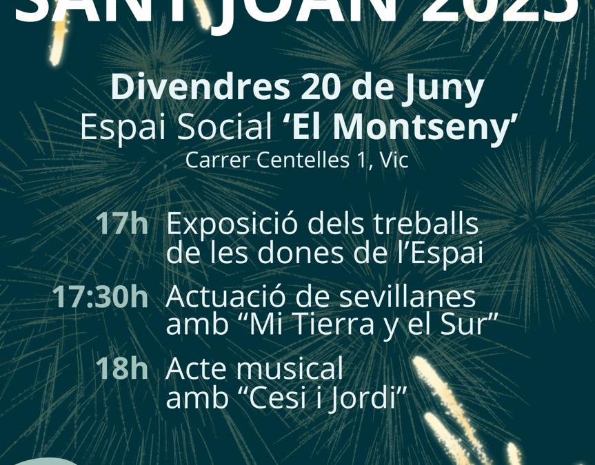 S’acosta la revetlla de Sant Joan!