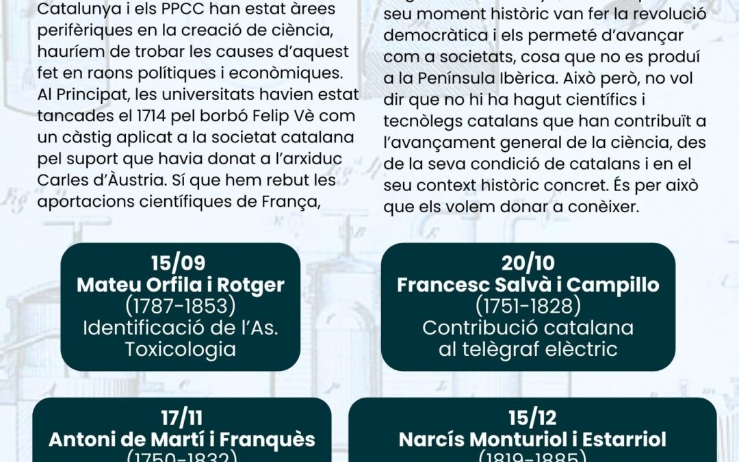 Nou CURS GRATUÏT: Història de la ciència catalana